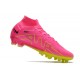 Nike Air Zoom Mercurial Superfly 9 Elite AG Rosa Giallo