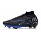 Nike Air Zoom Mercurial Superfly 9 Elite AG Nero Cromo Hyper Royal