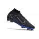 Nike Air Zoom Mercurial Superfly 9 Elite AG Nero Cromo Hyper Royal