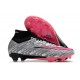 Nike Air Zoom Mercurial Superfly 9 Elite AG Rosa Argento Nero