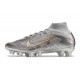 Nike Air Zoom Mercurial Superfly 9 Elite AG Argento Oro