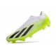 Adidas X Crazyfast.1 FG Senza Lacci Bianco Nero Core Limone Lucido