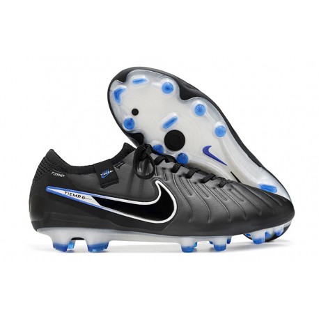 Scarpe da Calcio Nike Tiempo Legend 10 Elite FG Nero Cromo Hyper Royal