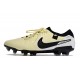 Scarpe da Calcio Nike Tiempo Legend 10 Elite FG Beige Nero