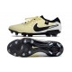 Scarpe da Calcio Nike Tiempo Legend 10 Elite FG Beige Nero