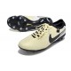 Scarpe da Calcio Nike Tiempo Legend 10 Elite FG Beige Nero