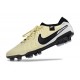 Scarpe da Calcio Nike Tiempo Legend 10 Elite FG Beige Nero