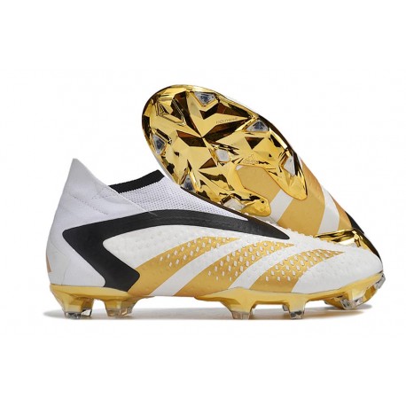 Adidas Predator Accuarcy + FG Bianco Oro Nero