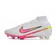 Scarpe Nike Zoom Mercurial Superfly IX Elite FG Bianco Rosa