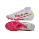 Scarpe Nike Zoom Mercurial Superfly IX Elite FG Bianco Rosa