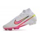 Scarpe Nike Zoom Mercurial Superfly IX Elite FG Bianco Rosa