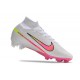 Scarpe Nike Zoom Mercurial Superfly IX Elite FG Bianco Rosa