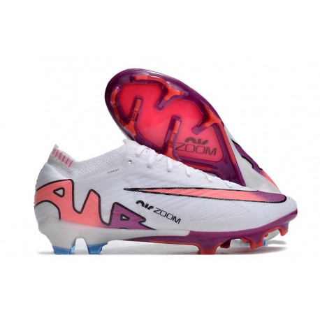 Nike Air Zoom Mercurial Vapor XV Elite FG Bianco Rosa Blu