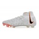 Scarpe Nike Phantom Luna Elite FG Bianco Nero Arancione Total