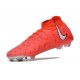 Scarpe Nike Phantom Luna Elite FG Cremisi Vivace Bianco