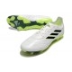 Scarpe Adidas Copa Pure.1 FG Bianco Nero Core Limone Lucido