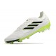 Scarpe Adidas Copa Pure.1 FG Bianco Nero Core Limone Lucido