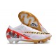 Scarpa Nike Zoom Mercurial Vapor 15 Elite FG Bianco Rosso Oro