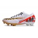 Scarpa Nike Zoom Mercurial Vapor 15 Elite FG Bianco Rosso Oro