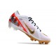 Scarpa Nike Zoom Mercurial Vapor 15 Elite FG Bianco Rosso Oro