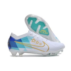 Scarpa Nike Zoom Mercurial Vapor 15 Elite FG Bianco Blu Oro