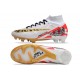 Scarpe Nike Zoom Mercurial Superfly IX Elite FG MR Bianco Rosso Oro