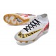 Scarpe Nike Zoom Mercurial Superfly IX Elite FG MR Bianco Rosso Oro