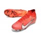 Scarpe Nike Zoom Mercurial Superfly IX Elite FG MDS Rosso Bianco