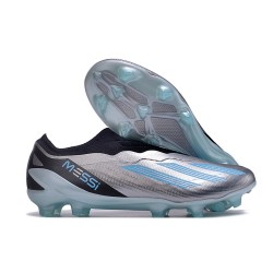 Adidas X Crazyfast.1 FG Senza Lacci Argento Metallico Bliss Blu Nero Core