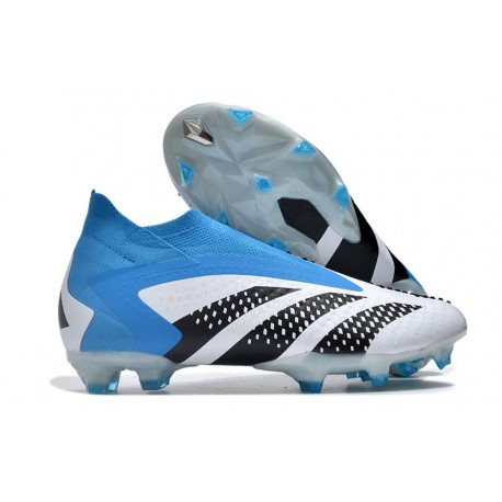 Adidas Predator Accuarcy + FG Bianco Blu Nero