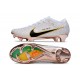 Scarpa Nike Zoom Mercurial Vapor 15 Elite FG Bianco Oro Nero