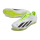 Scarpe da Calcio Adidas X Crazyfast+ FG Bianco Nero Core Limone Lucido