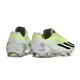 Scarpe da Calcio Adidas X Crazyfast Strung+ FG Grigio Bianco Limone Lucido 