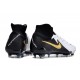 Nike Phantom Luna II Elite FG Bianco Nero Oro Metallizzato