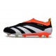 Scarpe Adidas Predator 24 Elite FG Nero Core Bianco Rosso Solare