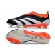 Scarpe Adidas Predator 24 Elite FG Nero Core Bianco Rosso Solare