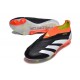 Scarpe Adidas Predator 24 Elite FG Nero Core Bianco Rosso Solare