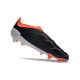 Scarpe Adidas Predator 24 Elite FG Nero Core Bianco Rosso Solare