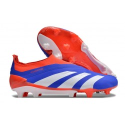 Scarpe Adidas Predator 24 Elite FG Blu Bianco Rosso