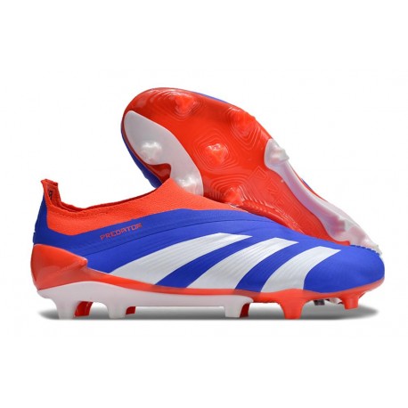 Scarpe Adidas Predator 24 Elite FG Blu Bianco Rosso