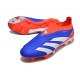 Scarpe Adidas Predator 24 Elite FG Blu Bianco Rosso