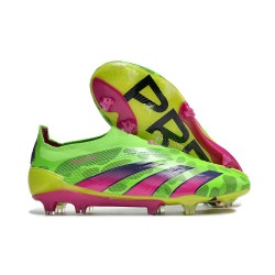 Scarpe Adidas Predator 24 Elite FG Team Verde Solare Team Shock Giallo Lucid Lemon