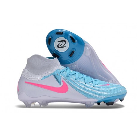 Nike Phantom Luna II Elite FG Bianco Blu Rosa