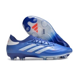 Scarpe Adidas Copa Pure 2 Elite + FG Blu Lucido Bianco Rosso Solare