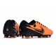 Scarpe da Calcio Nike Tiempo Legend 10 Elite FG Arancione Nero