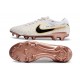 Scarpe da Calcio Nike Tiempo Legend 10 Elite FG Bianco Oro Nero