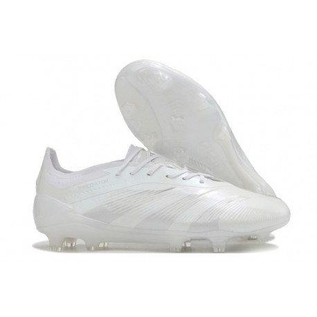 Adidas Predator Elite FG Bianco Argento Met