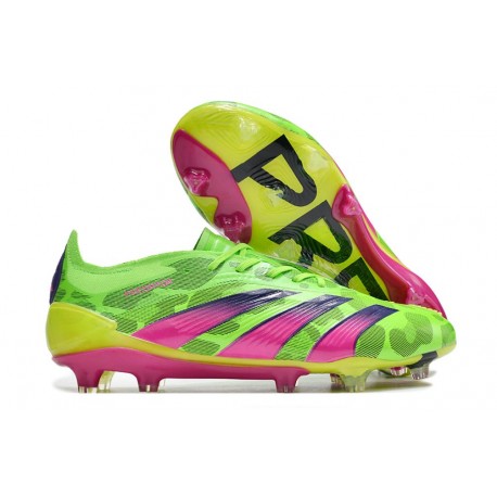 Adidas Predator Elite FG Team Verde Solare Shock Giallo Lucid Lemon