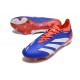 Adidas Predator Elite FG Blu Bianco Rosso