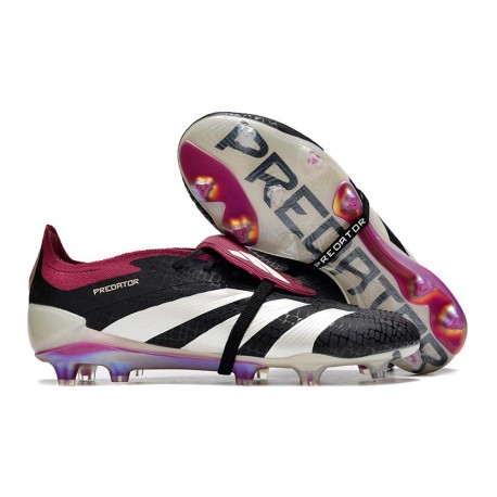 adidas Predator Elite Foldover Tongue FG Nero Bianco Viola